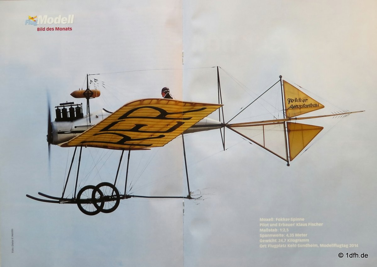 FlugModell 02/16 Fokker-Spinne