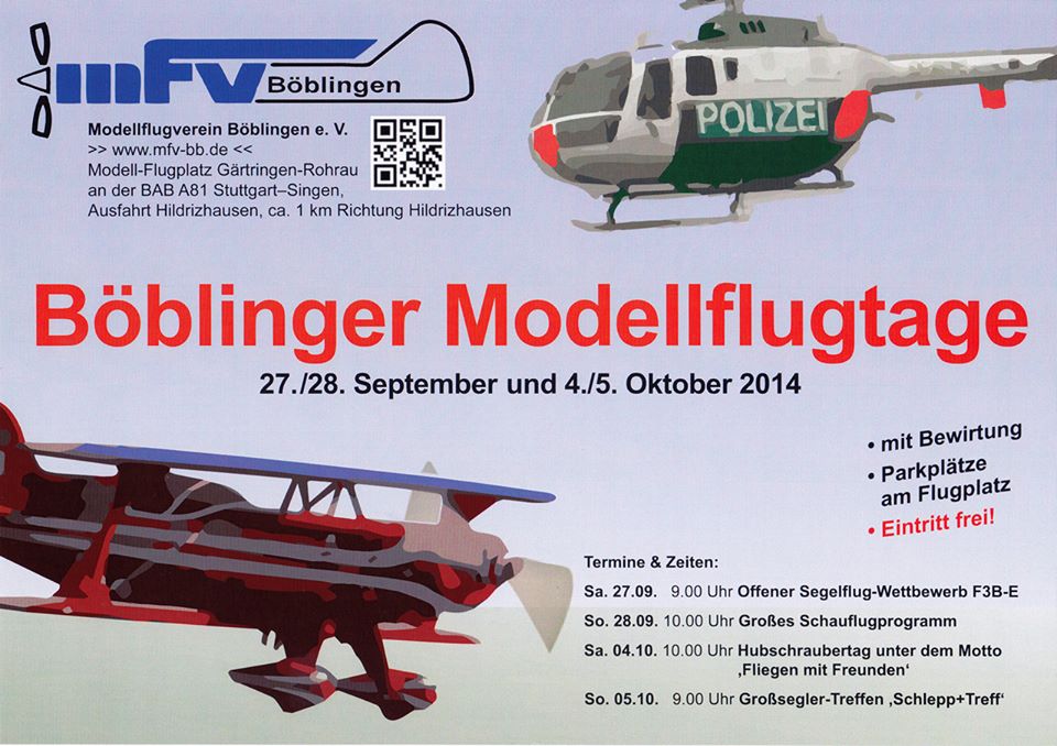 Böblinger Modellflugtage 2014