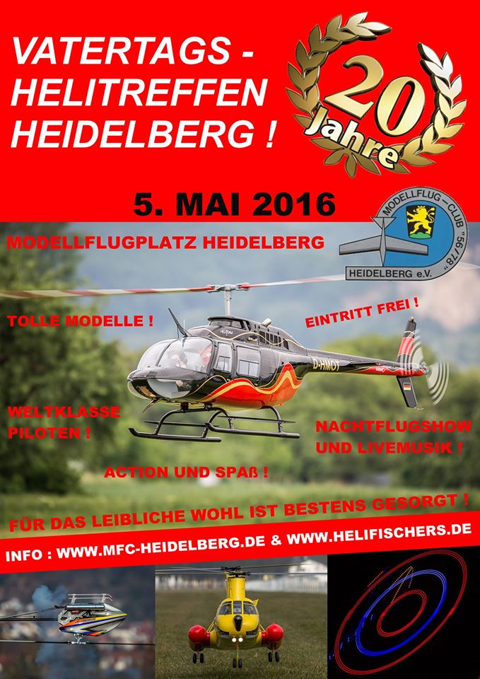 20. Heidelberger Vatertags-Helitreffen 2016