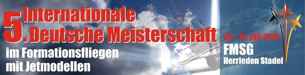 5. Internationale Deutsche Meisterschaft im Formationsfliegen mit Jetmodellen 