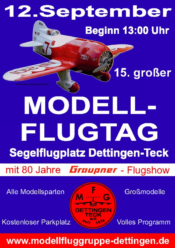 15. großer Modellflugtag Dettingen-Teck 12.09.2010