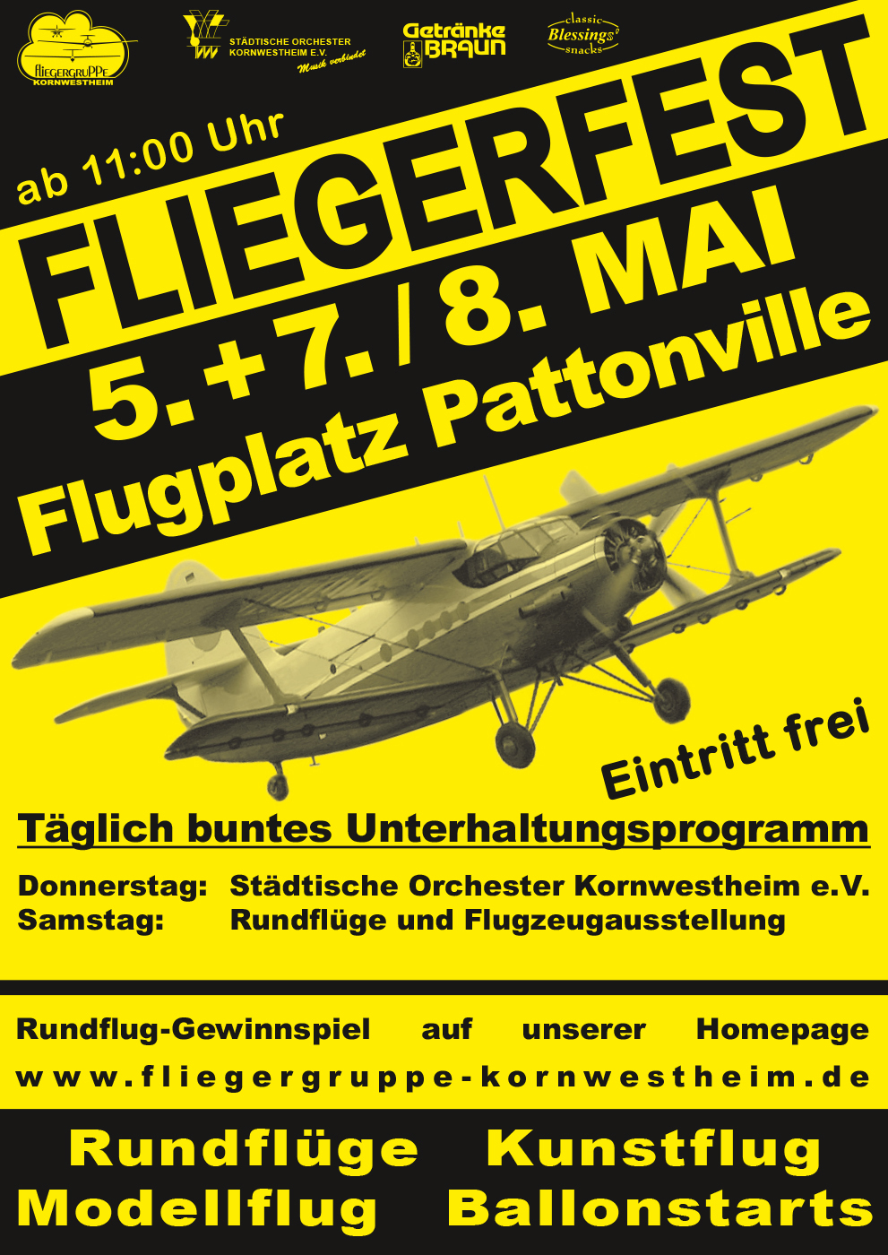 Fliegerfest Kornwestheim Flugplatz Pattonville 2016