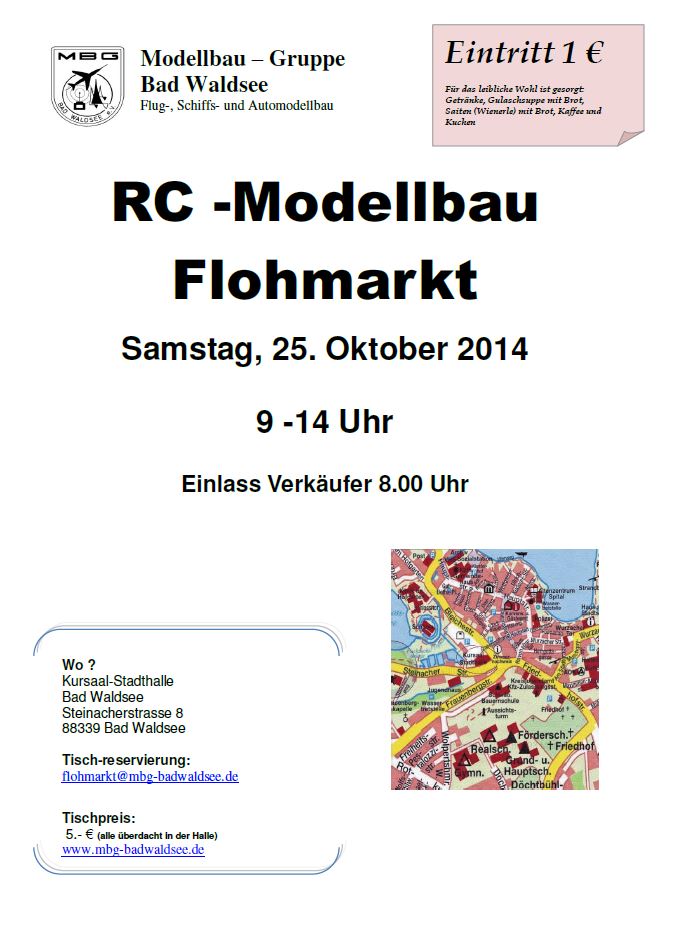 Modellbau-Flohmarkt Bad Waldsee 2014