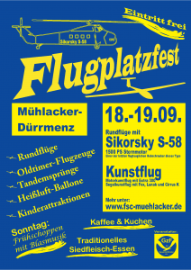 Flugplatzfest Mühlacker 18.09. - 19.09.2010
