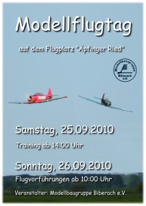 Modellflugtag Modellbaugruppe Biberach e.V. 