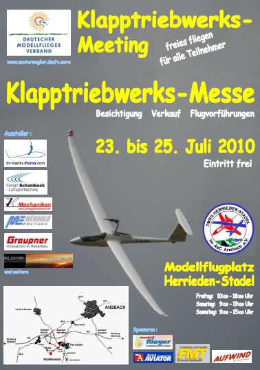 Klapptriebwerks-Messe 23.07. - 25.07.2010