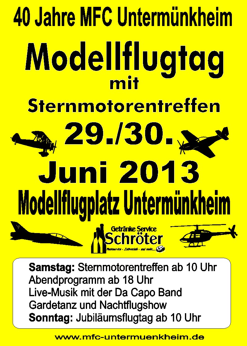 Modellflugtag Untermünkheim 2013