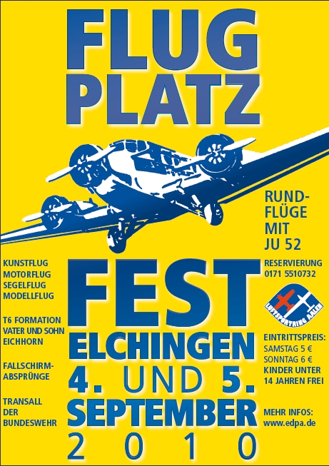 Flugplatzfest Elchingen 04.09. - 05.09.2010