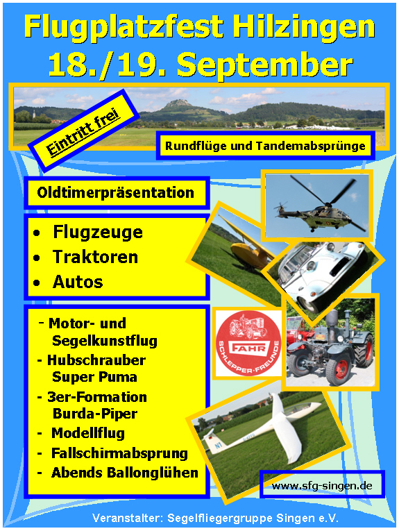 Flugplatzfest Hilzingen 18.09. -19.09.2010