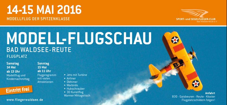 Modell-Flugschau Bad Waldsee-Reute 2016