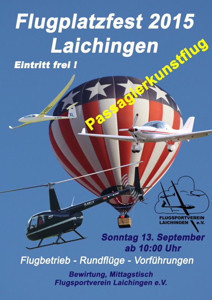 Flugplatzfest Laichingen 13.09.2015