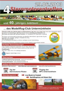 5. Sternmotorentreffen Modellflugclub Untermünkheim e.V.