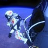 Pilot Felix Baumgartner of Austria jumps out of the capsule during the final manned flight for Red Bull Stratos in Roswell, New Mexico, USA on October 14, 2012.Â 