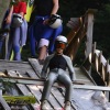 1. Sommerskispringen in Pfullingen Mattenschanzen am Ursulaberg 18.07.2010