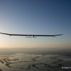 Mountain Mountain View, California, United States: Solar Impulseâs HB-SIA prototype, with Bertrand Piccard at the controls, is starting the crossing of America. First leg is Moffett Airfield at the Ames Research Center of NASA to Phoenix Sky Harbour Airport. Solar Impulse will fly across America in stages over May-June-July from San Francisco to Washington D.C. and New York City. Â© Fred Merz / Rezo.ch / Solar Impulse