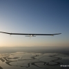 Mountain Mountain View, California, United States: Solar Impulseâs HB-SIA prototype, with Bertrand Piccard at the controls, is starting the crossing of America. First leg is Moffett Airfield at the Ames Research Center of NASA to Phoenix Sky Harbour Airport. Solar Impulse will fly across America in stages over May-June-July from San Francisco to Washington D.C. and New York City. Â© Fred Merz / Rezo.ch / Solar Impulse