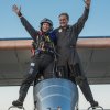 20120724_crossingsfrontiers_returntopayerne_arrival_BP_revillard Bertrand Piccard a touchÃ© au but de la mission crossings frontiers, qui a mene l'avion solaire Solar Impulse au Maroc, en atterissant Ã  Payerne ce soir.