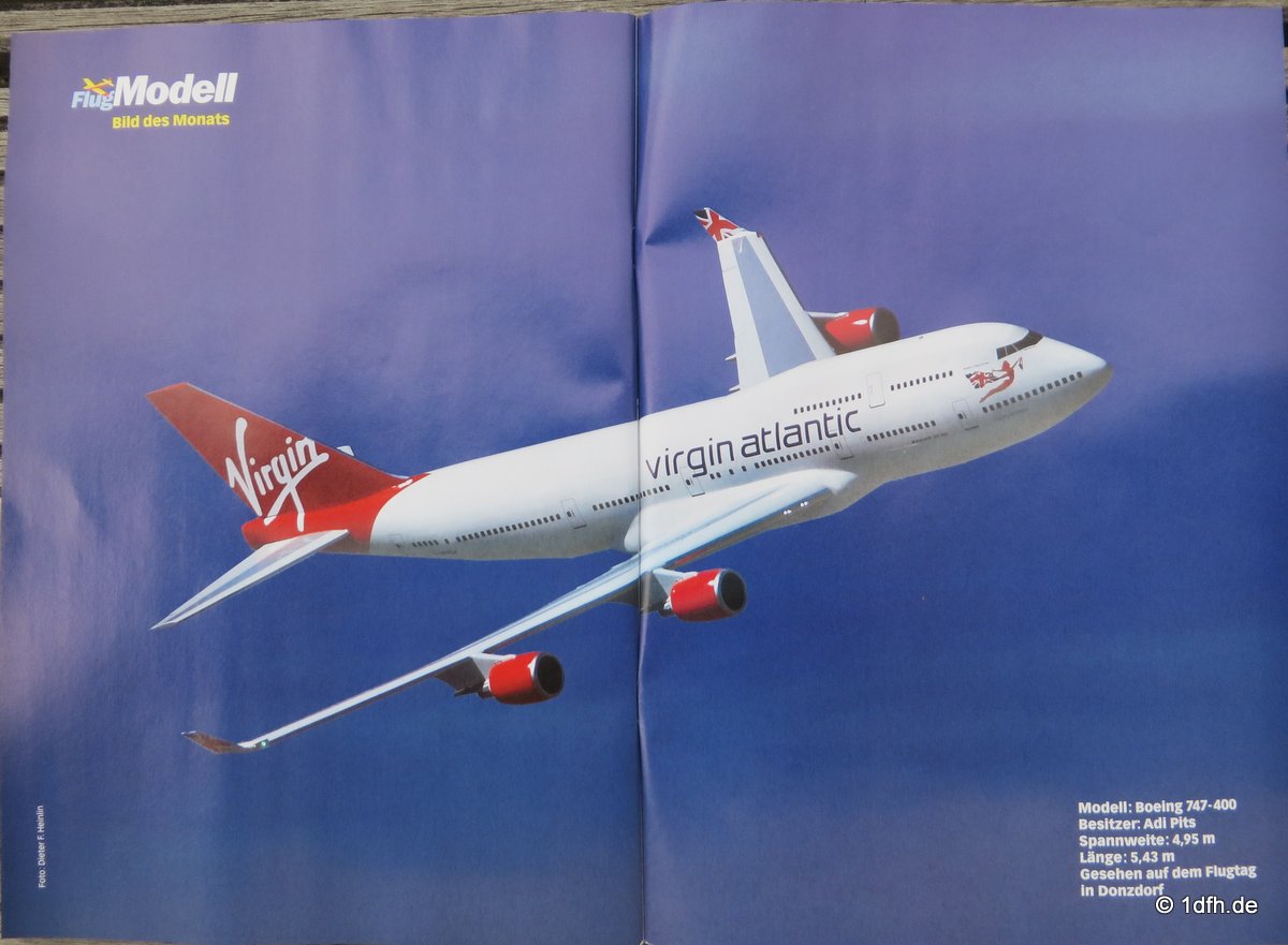 FlugModell 11/15 Boeing 747-400