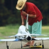 Flugplatzhock mit Modellflugvorführung Hülben 08.07.2017