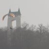 Gleitschirm am Schönbergturm