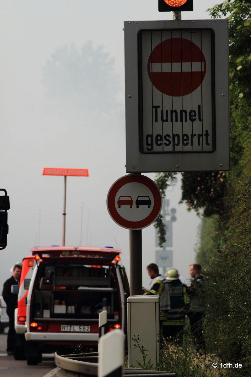 Großübung im Ursulatunnel Pfullingen 17.05.2014