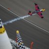 Kirby Chambliss of the United States performs during the finals of the eighth stage of the Red Bull Air Race World Championship at the Las Vegas Motor Speedway in Las Vegas, Nevada, United States on October 18, 2015.