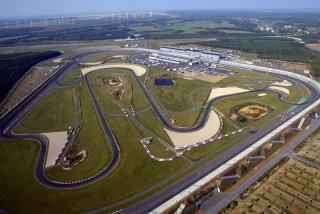 Aerial view of the EuroSpeedway Lausitz. A1 Grand Prix, Rd2, Lausitzring, Germany, Race Day, 9 October 2005. DIGITAL IMAGE