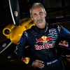 Hungarian pilot Peter Besenyei poses for a photograph during the Red Bull Air Race World Series in Abu Dhabi, United Arab Emirates on February 23, 2014.