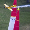 Nigel Lamb of Great Britain performs during the training for the fifth stage of the Red Bull Air Race World Championship in Ascot, Great Britain on August 15, 2014.