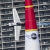 Hannes Arch of Austria performs during the second stage of the Red Bull Air Race World Championship in Chiba, Japan on May 17, 2015.