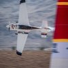 Matthias Dolderer of Germany performs during the training session for the seventh stage of the Red Bull Air Race World Championship at the Las Vegas Motor Speedway in Las Vegas, Nevada, United States on October 10, 2014.