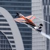 Nicolas Ivanoff of France performs during the third stage of the Red Bull Air Race World Championship in Putrajaya, Malaysia on May 18, 2014.