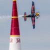 Peter Besenyei of Hungary performs during the training for the second stage of the Red Bull Air Race World Championship in Rovinj, Croatia on April 11, 2014.