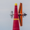 Nicolas Ivanoff of France performs during the training for the second stage of the Red Bull Air Race World Championship in Rovinj, Croatia on April 11, 2014.