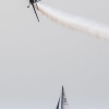 A Challenger pilot performs during the training for the second stage of the Red Bull Air Race World Championship in Rovinj, Croatia on April 11, 2014.