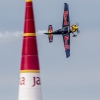 Peter Besenyei of Hungary performs during the training for the second stage of the Red Bull Air Race World Championship in Rovinj, Croatia on April 11, 2014.