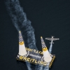 Hannes Arch of Austria performs during the qualifying for the second stage of the Red Bull Air Race World Championship in Rovinj, Croatia on April 12, 2014.