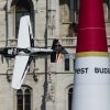 Michael Goulian of the United States performs during the finals of the fourth stage of the Red Bull Air Race World Championship in Budapest, Hungary on July 5, 2015.