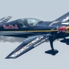 Danniel Ryfa of Sweden performs during the Challenger Cup of the third stage of the Red Bull Air Race World Championship in Rovinj, Croatia on May 31, 2015.