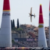 Matt hall of Australia performs during the finals of the third stage of the Red Bull Air Race World Championship in Rovinj, Croatia on May 31, 2015.