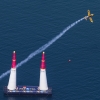 Matt hall of Australia performs during the finals of the third stage of the Red Bull Air Race World Championship in Rovinj, Croatia on May 31, 2015.