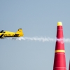 Nigel Lamb of Great Britain performs during the finals of the third stage of the Red Bull Air Race World Championship in Rovinj, Croatia on May 31, 2015.