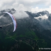 Competitor flies during the Red Bull X-Alps 2013 in Garmisch, Germany on July 9th, 2013 // Felix Woelk/Red Bull Content Pool // P-20130709-00580 // Usage for editorial use only // Please go to www.redbullcontentpool.com for further information. //