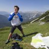Sebastian Huber (GER3) prepares during Red Bull X-Alps in Lermoos, Austria on July 7th 2015