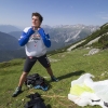 Sebastian Huber (GER3) prepares during Red Bull X-Alps in Lermoos, Austria on July 7th 2015