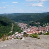 Uracher Wasserfall und Festung Hohenurach