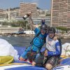 Sebastian Huber (GER3) made it to Monaco during the Red Bull X-Alps, Monaco on July 14th 2015