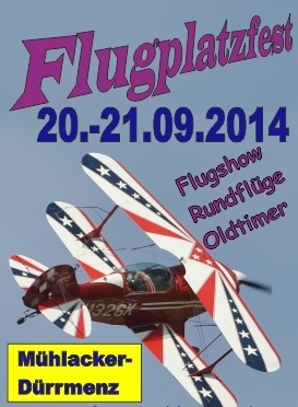 Flugplatzfest Mühlacker-Dürrmenz 20.09. – 21.09.2014
