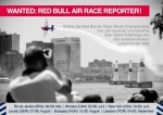 Red Bull Air Race Reporter für Rio, New York oder Lissabon gesucht